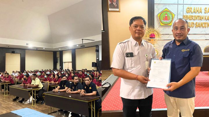 RSUD Sanjiwani Gianyar Kembali Percayakan Asta Kelola Kebersihan dan Keamanan untuk Tahun Ketiga